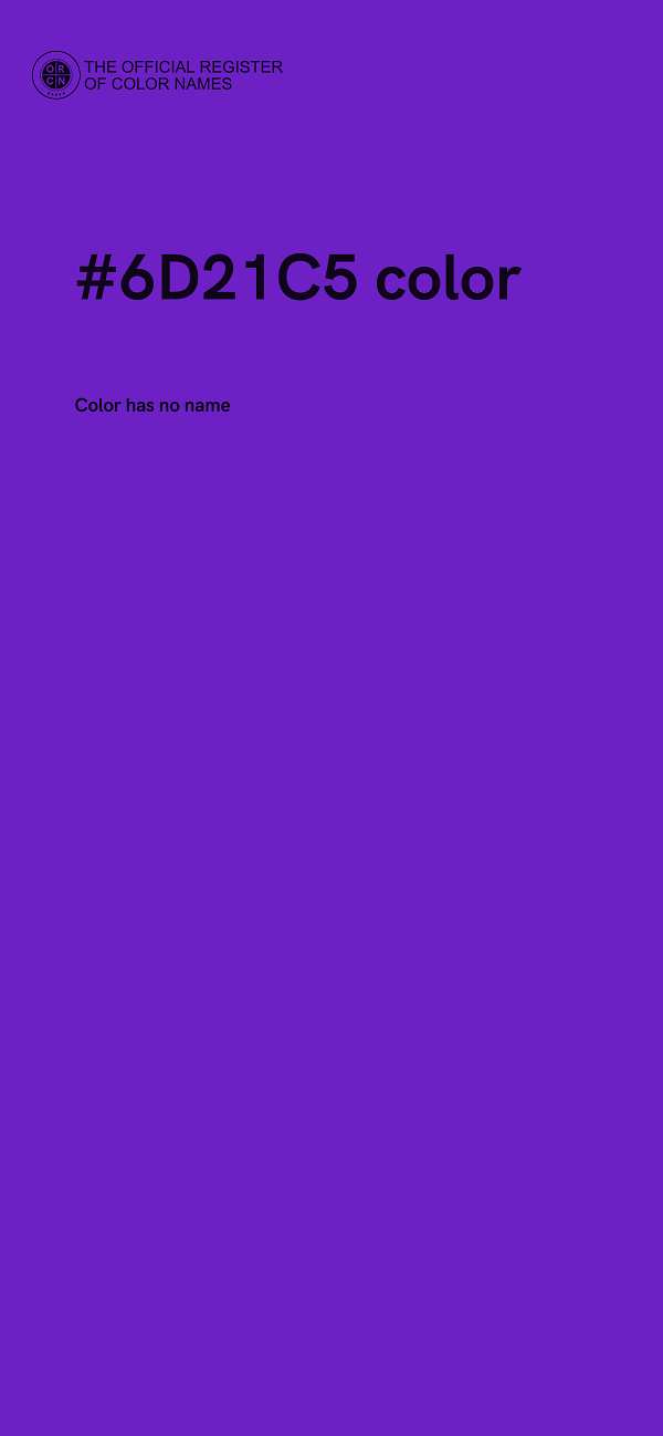 #6D21C5 color image