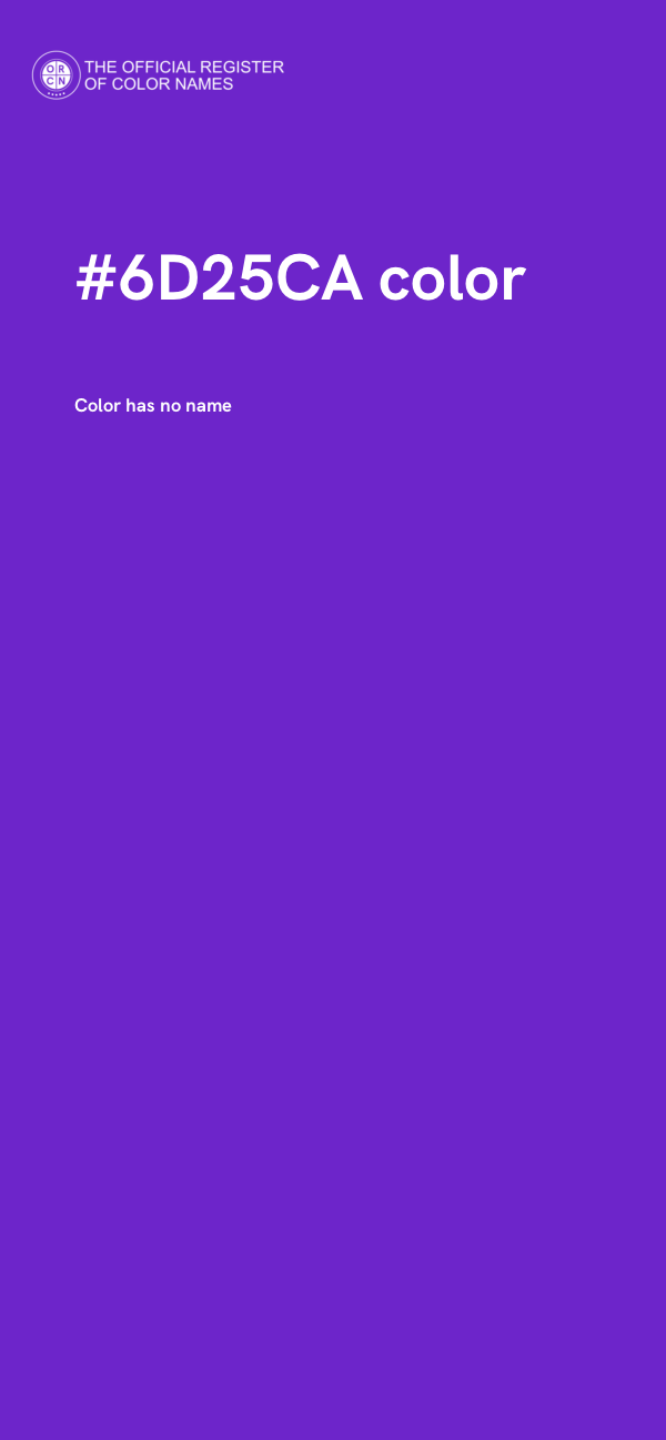 #6D25CA color image