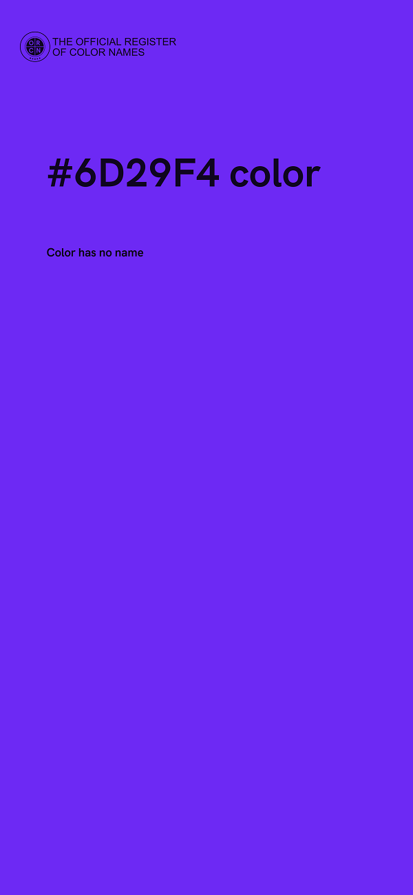 #6D29F4 color image