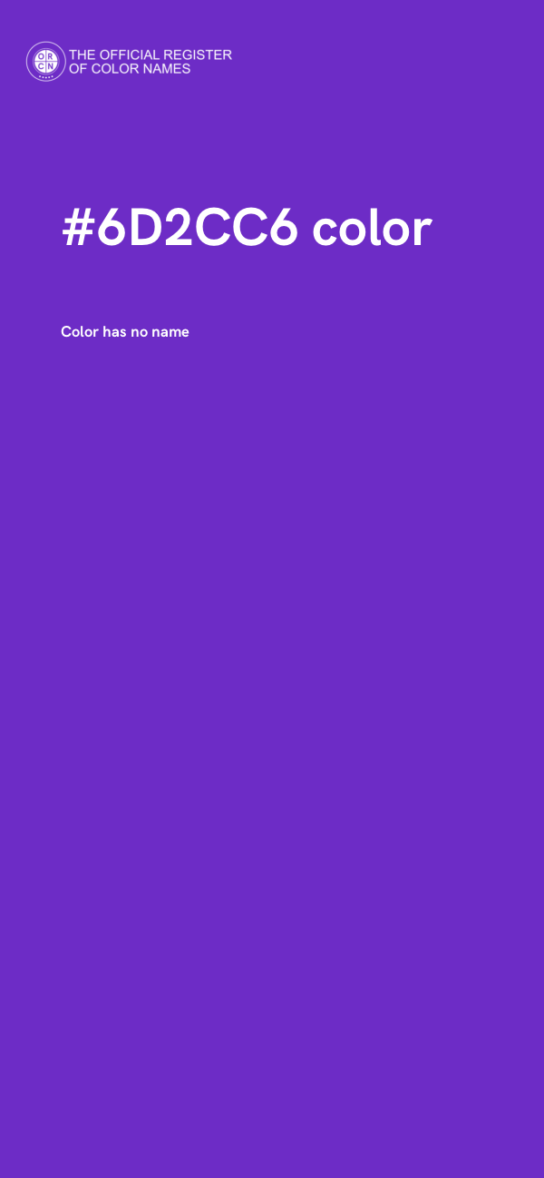 #6D2CC6 color image