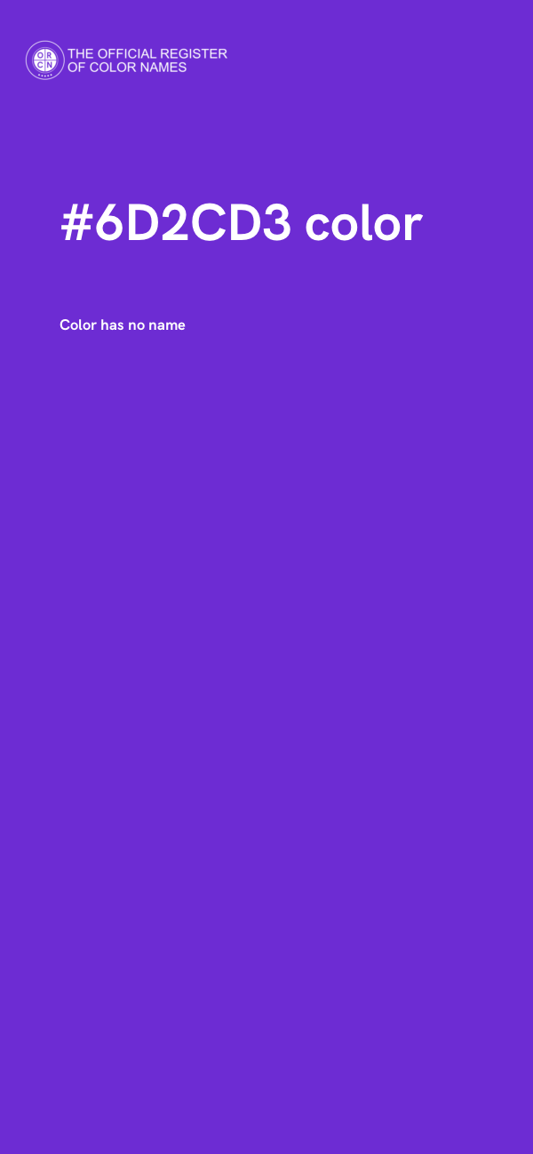 #6D2CD3 color image