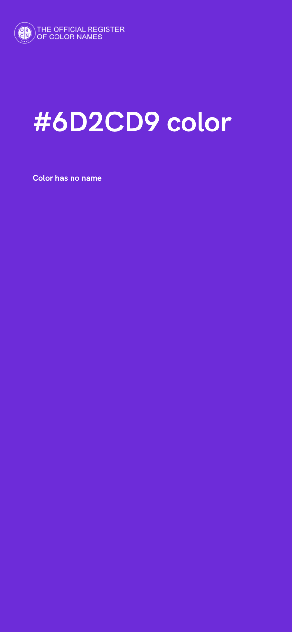 #6D2CD9 color image
