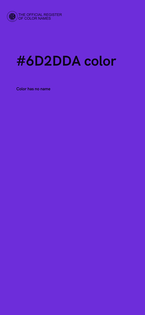 #6D2DDA color image