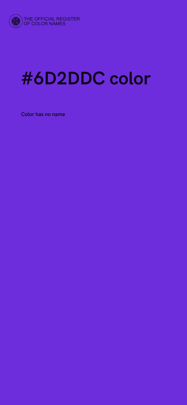 #6D2DDC color image