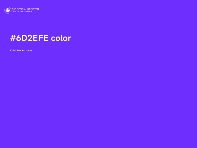 #6D2EFE color image