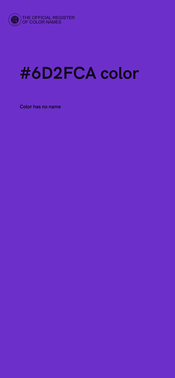 #6D2FCA color image