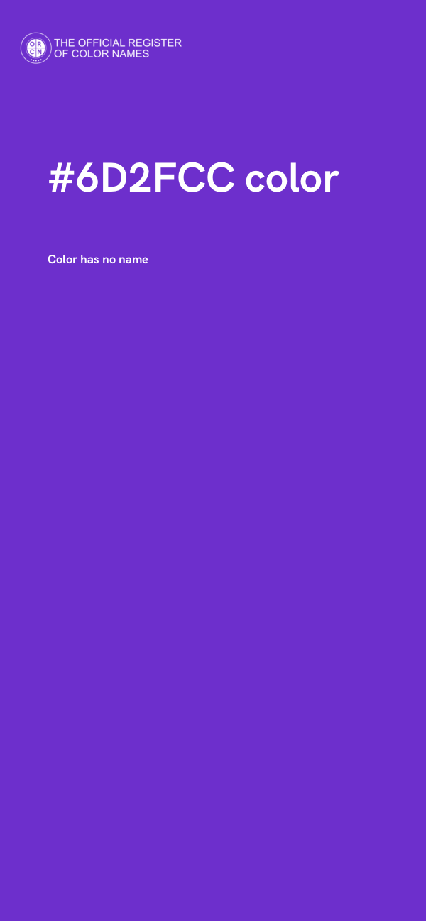 #6D2FCC color image