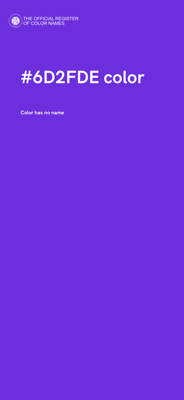#6D2FDE color image