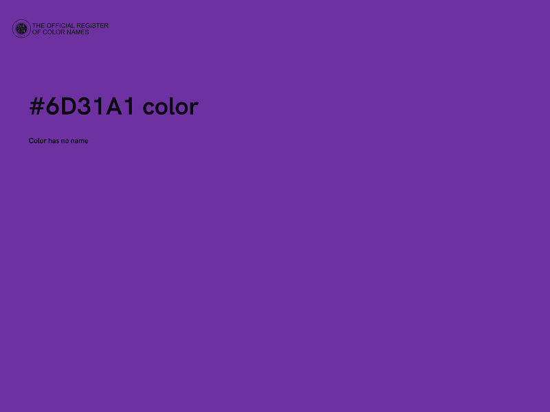 #6D31A1 color image