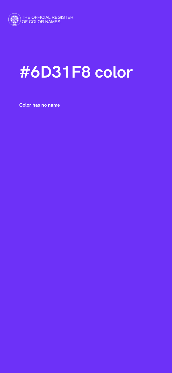 #6D31F8 color image