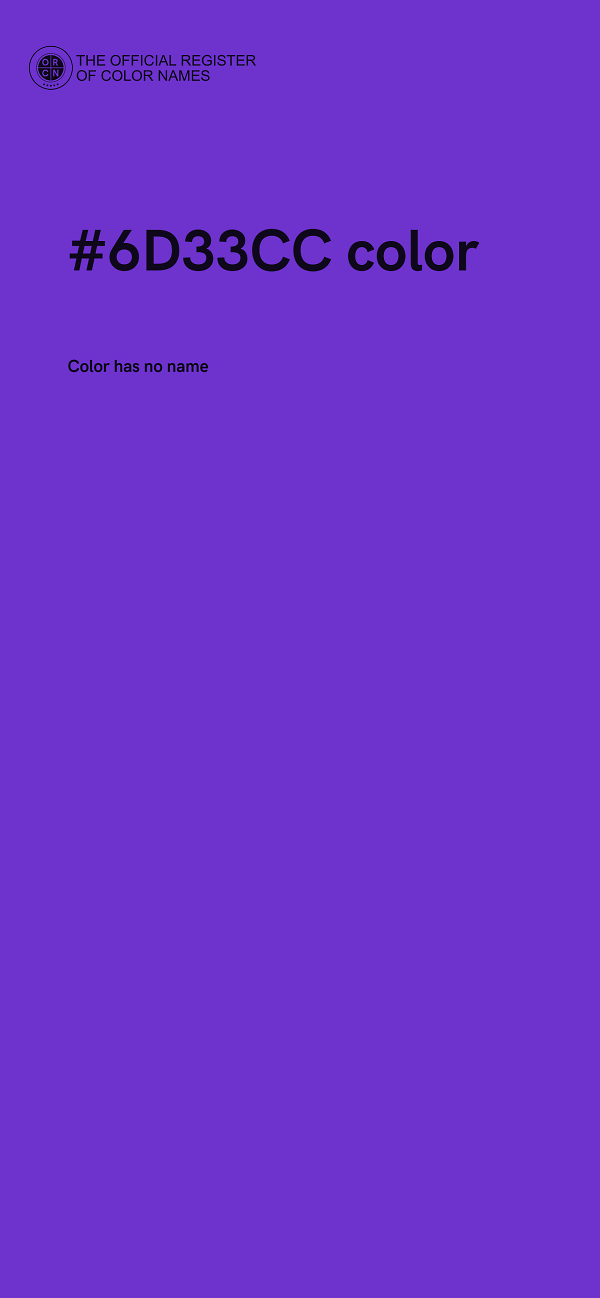 #6D33CC color image
