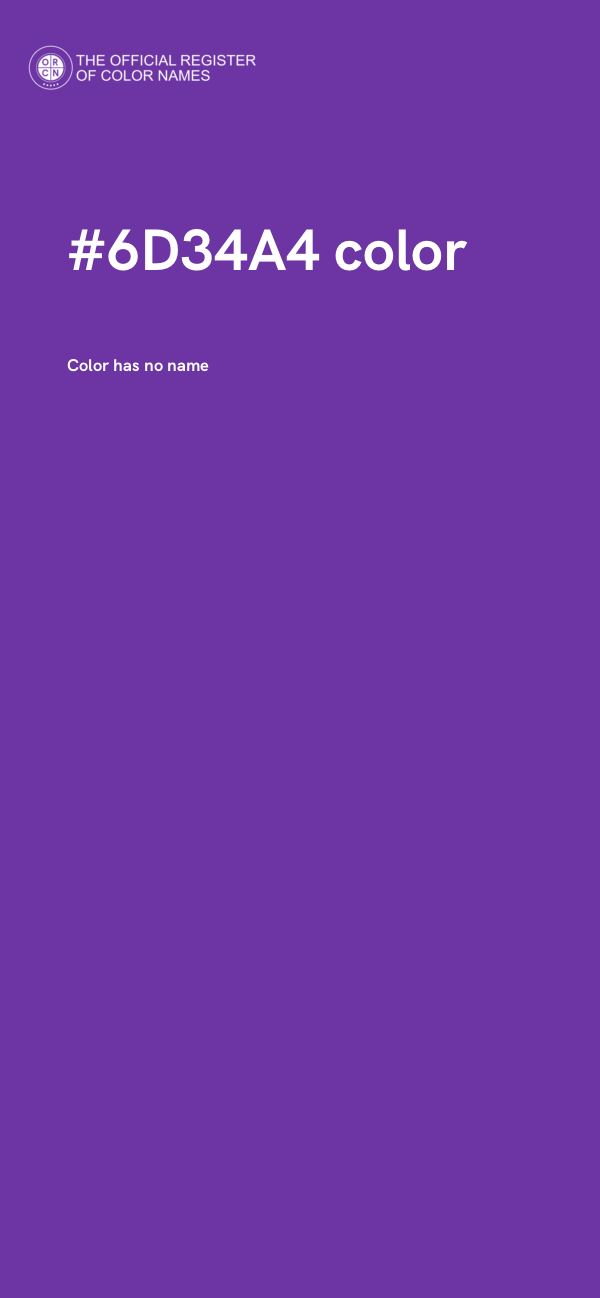 #6D34A4 color image