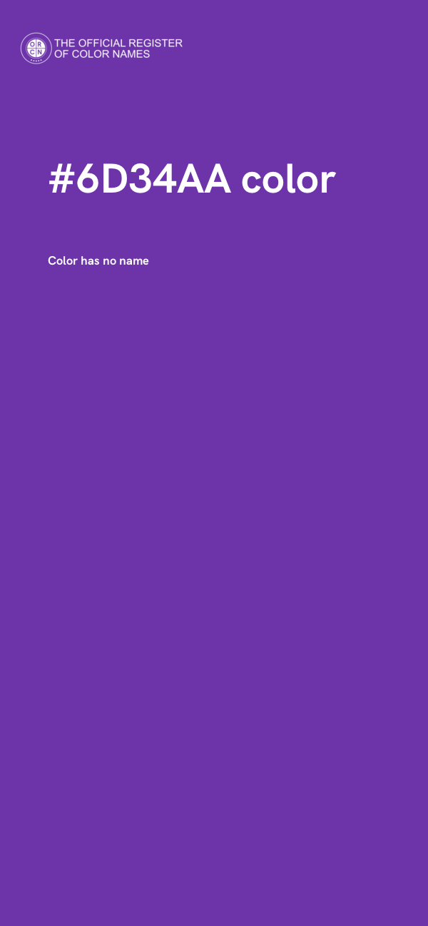 #6D34AA color image