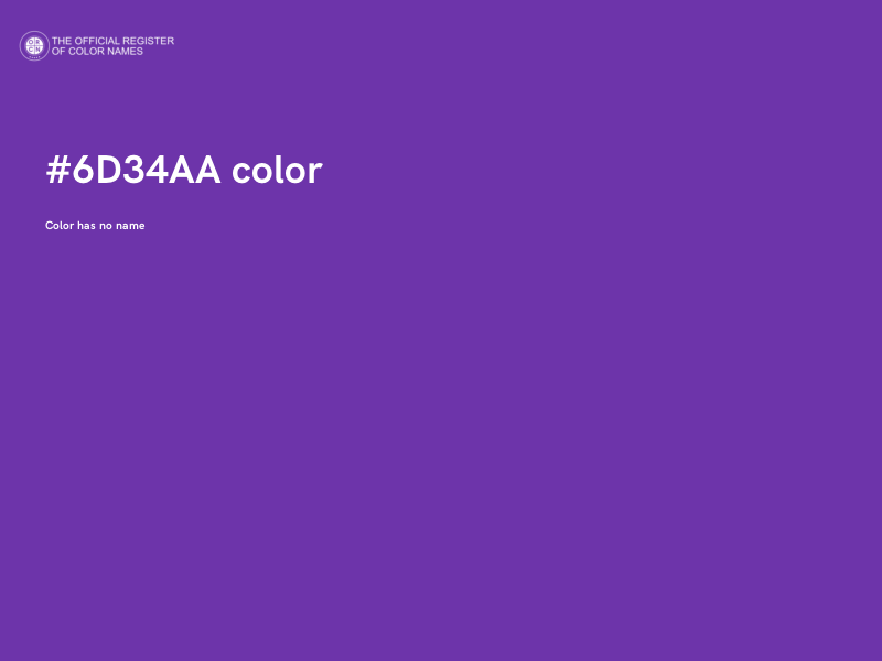 #6D34AA color image