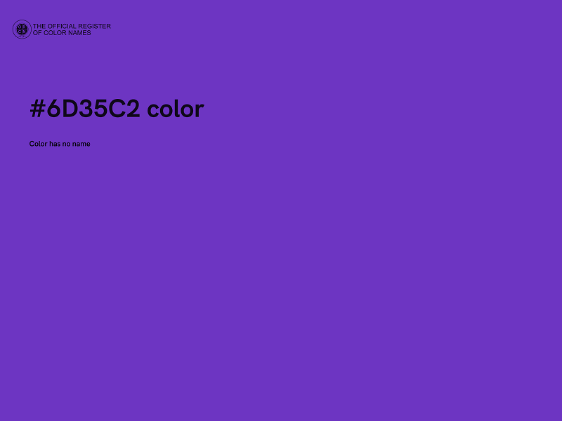#6D35C2 color image