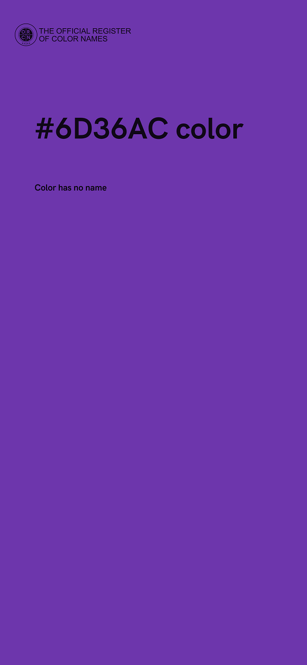 #6D36AC color image