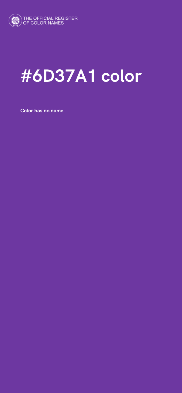 #6D37A1 color image