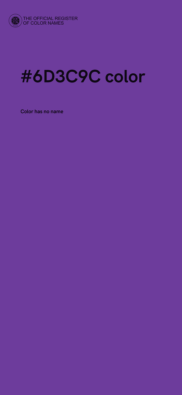 #6D3C9C color image