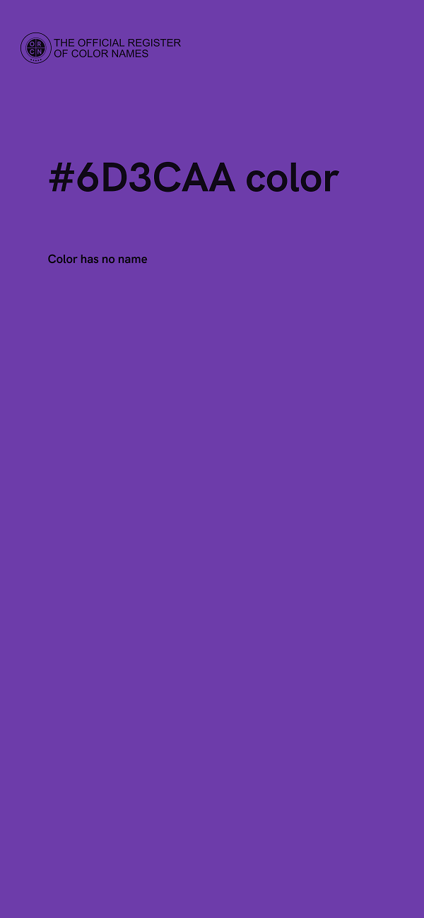 #6D3CAA color image