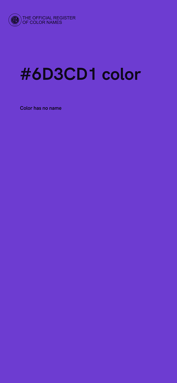 #6D3CD1 color image