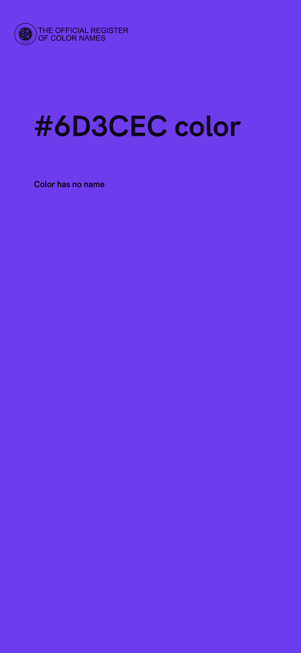 #6D3CEC color image