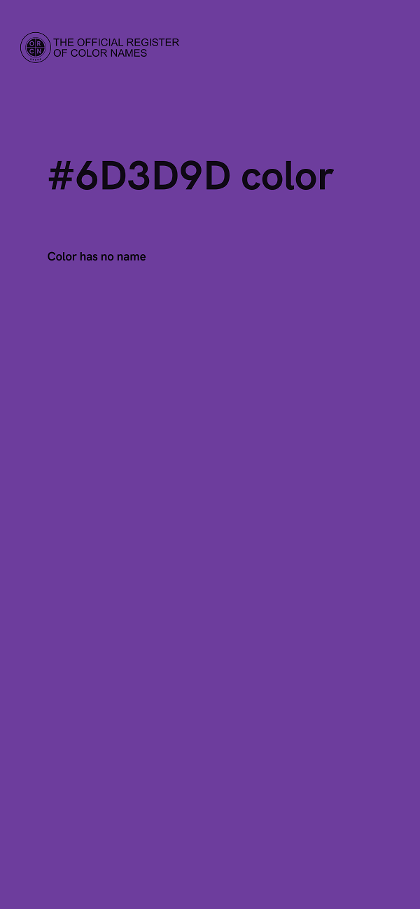 #6D3D9D color image