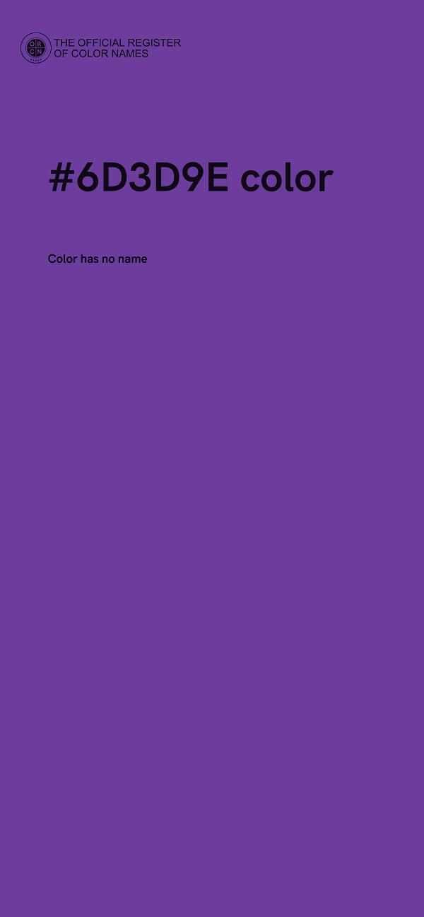 #6D3D9E color image