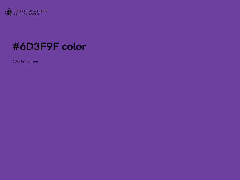 #6D3F9F color image