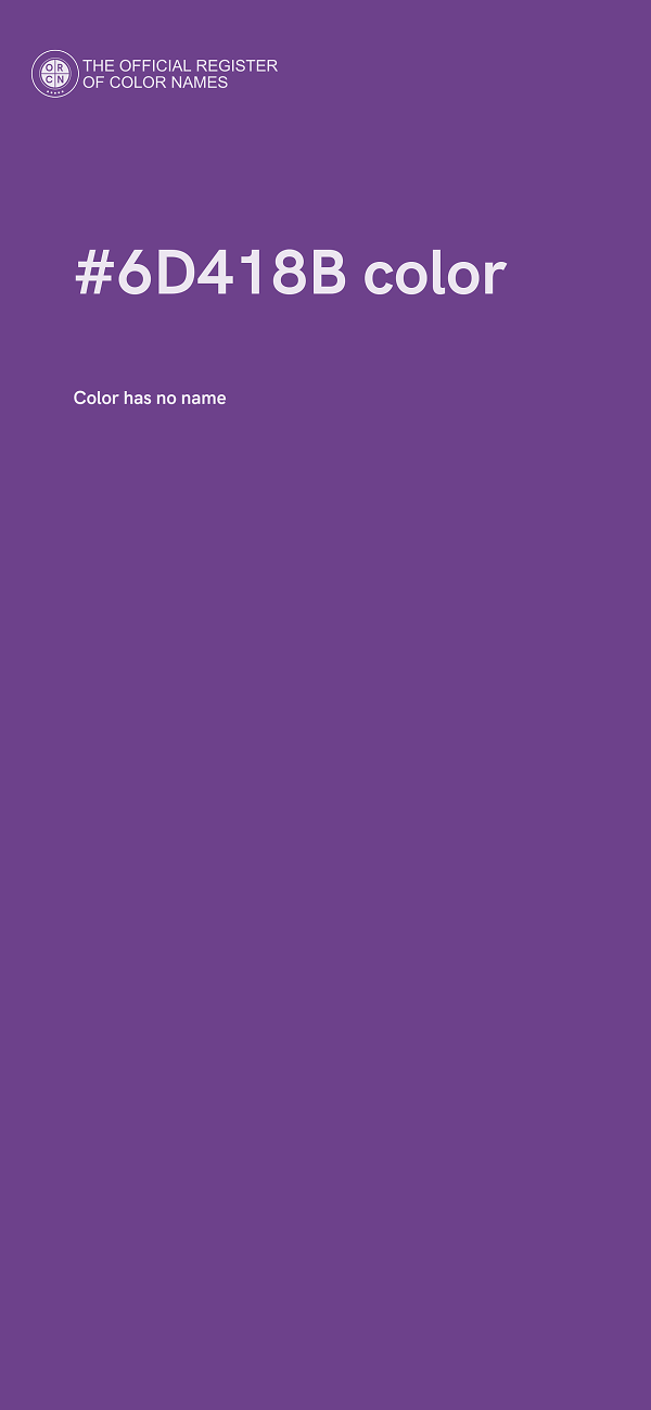 #6D418B color image