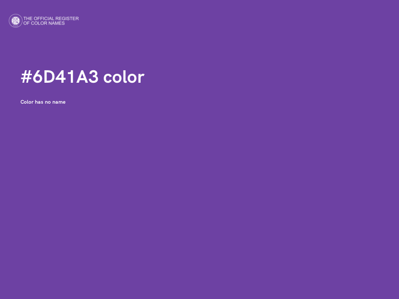 #6D41A3 color image