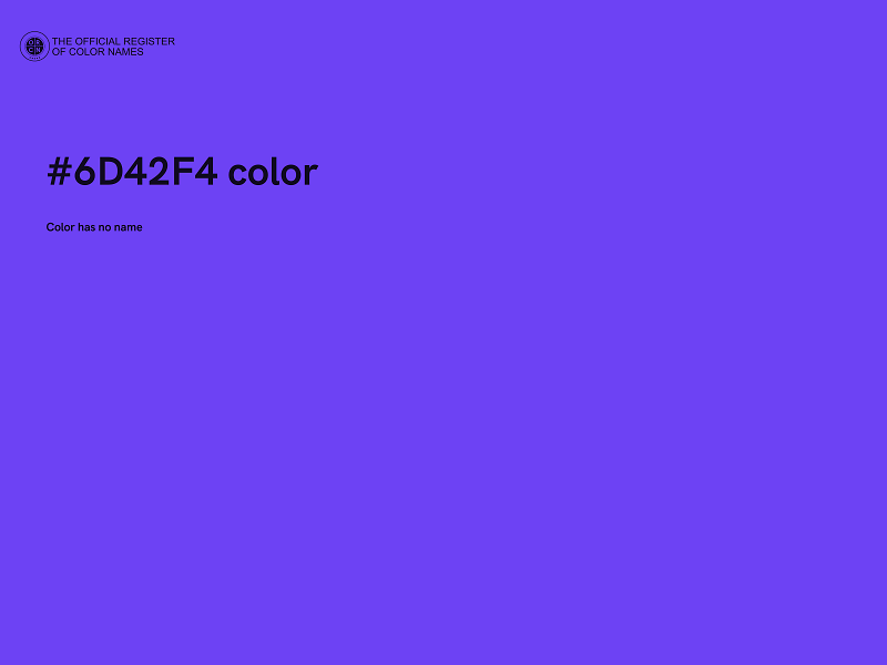 #6D42F4 color image