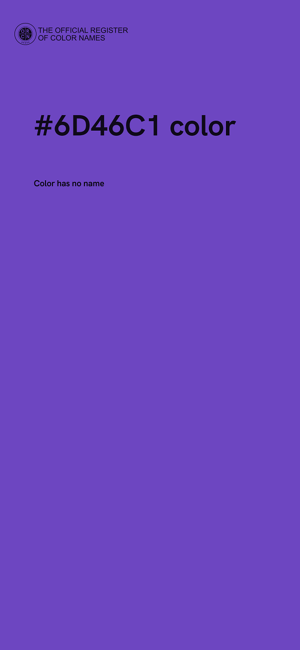 #6D46C1 color image