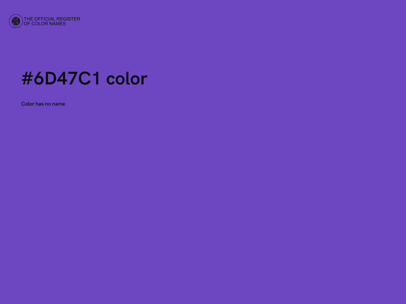 #6D47C1 color image