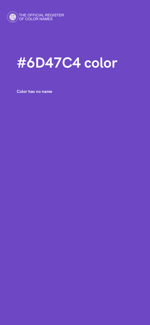 #6D47C4 color image