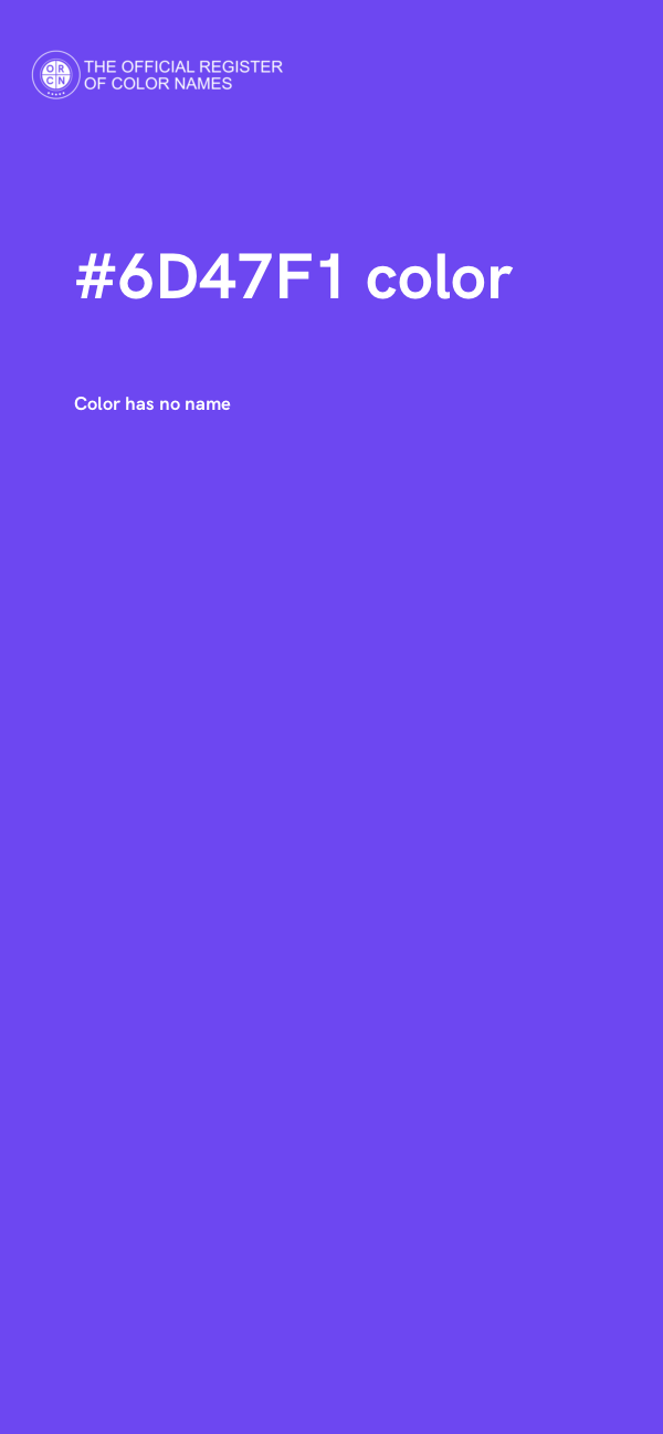 #6D47F1 color image