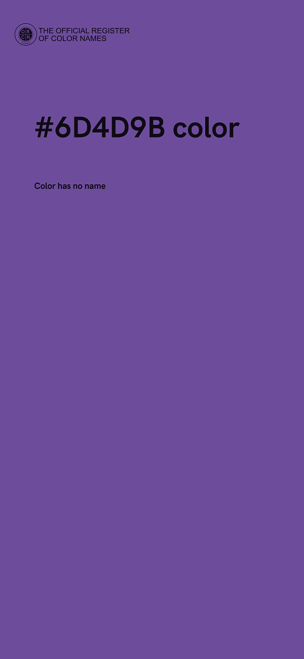 #6D4D9B color image