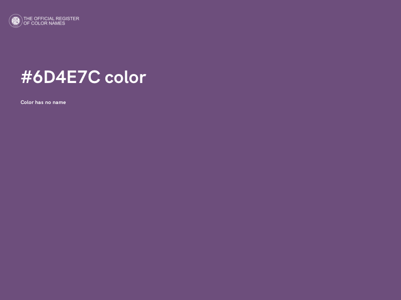 #6D4E7C color image