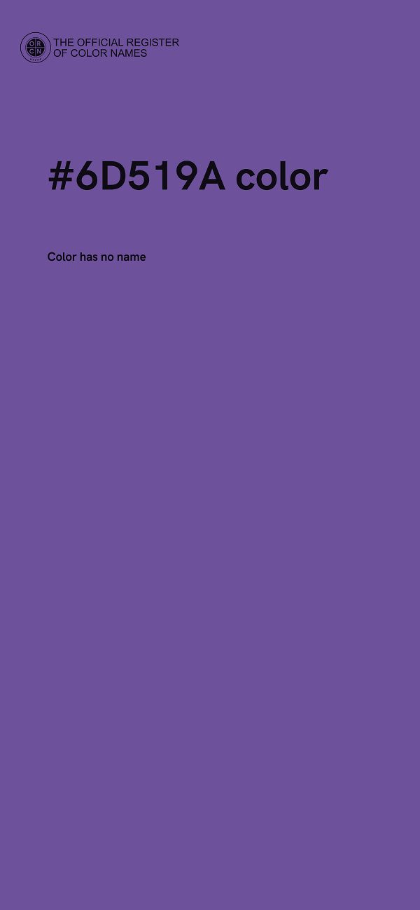 #6D519A color image