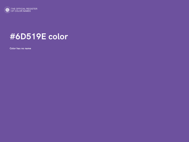 #6D519E color image