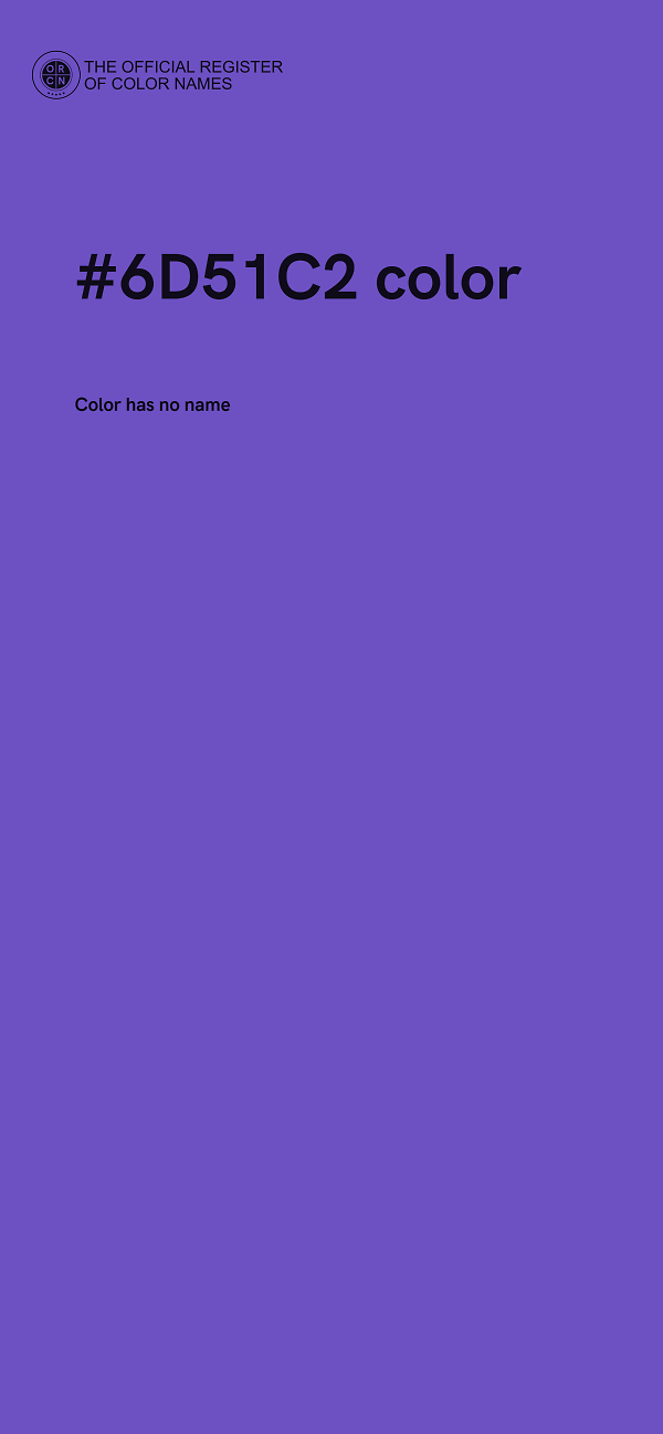 #6D51C2 color image