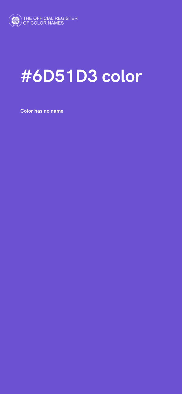 #6D51D3 color image