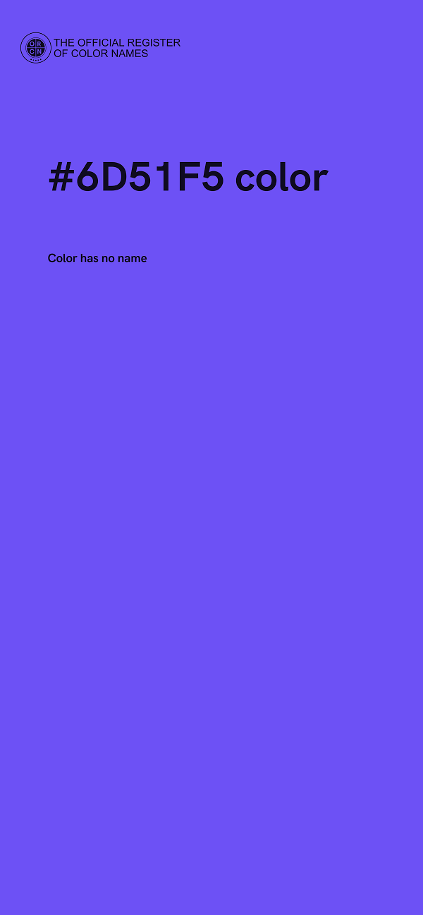 #6D51F5 color image