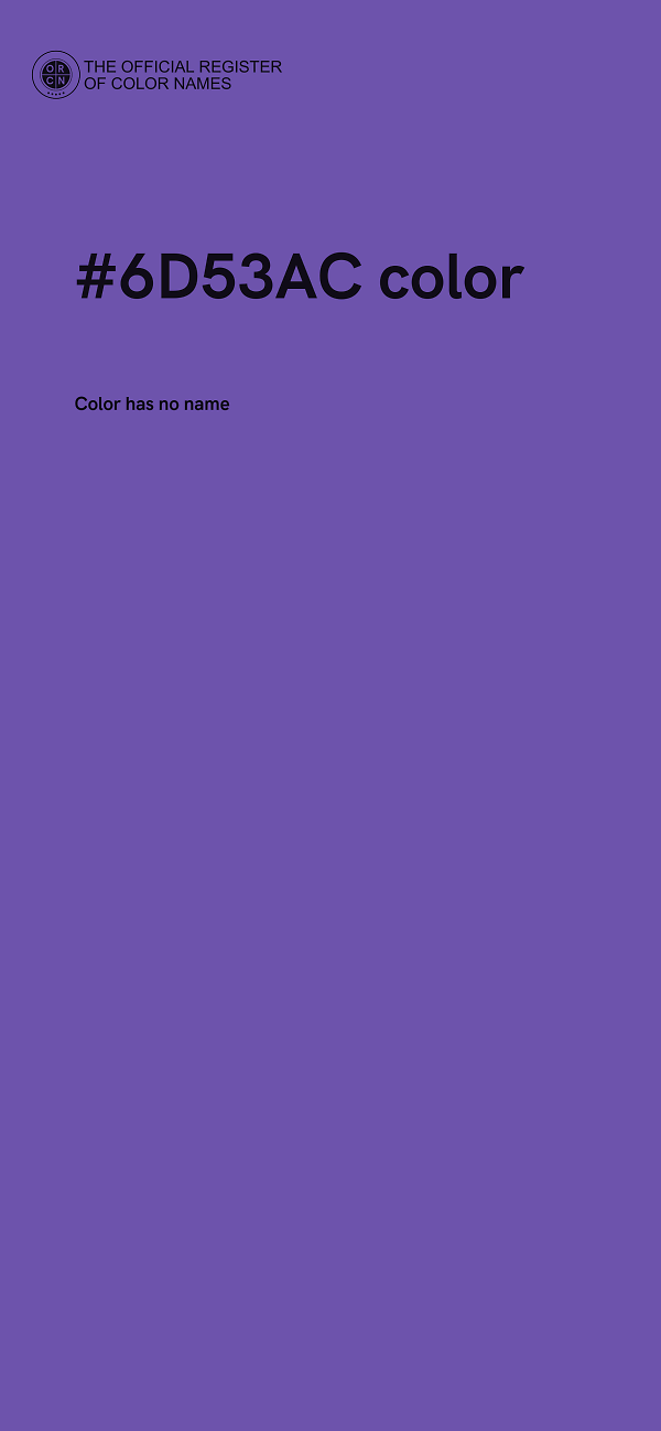 #6D53AC color image