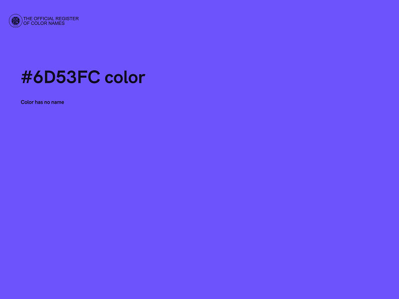 #6D53FC color image