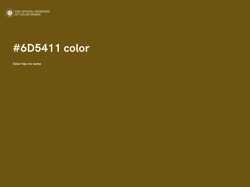 #6D5411 color image