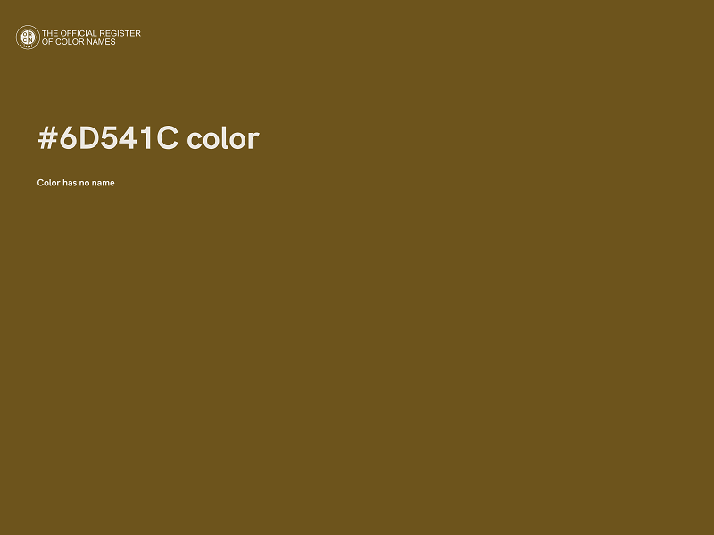 #6D541C color image