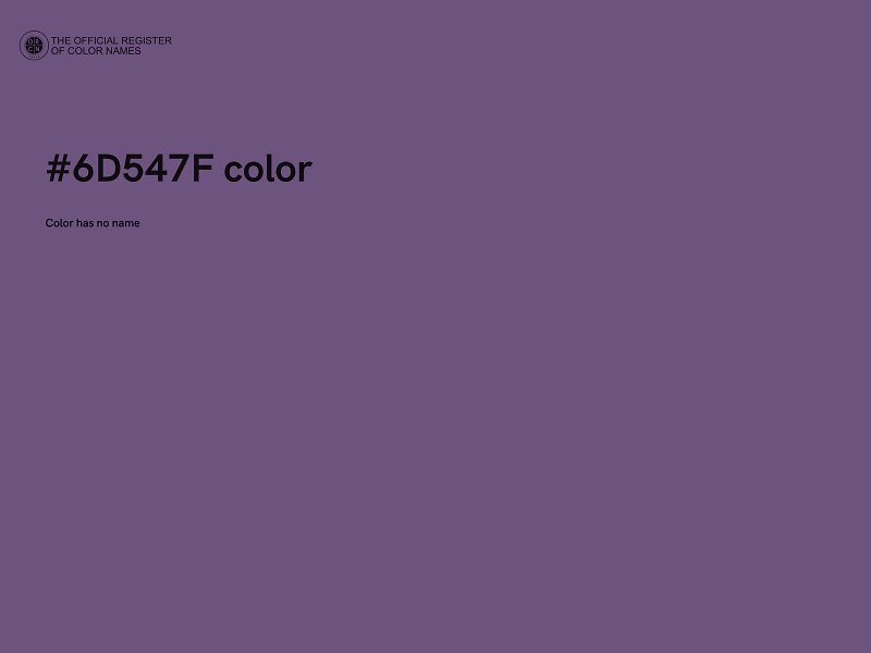 #6D547F color image