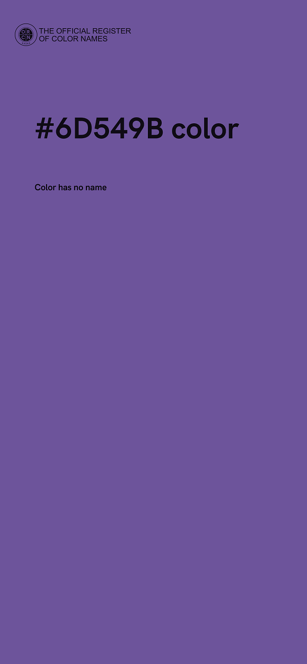 #6D549B color image