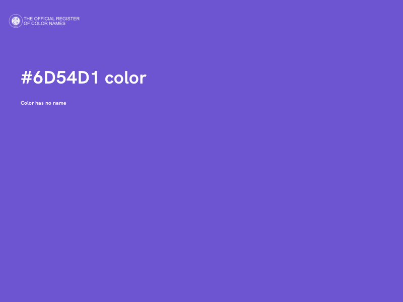 #6D54D1 color image