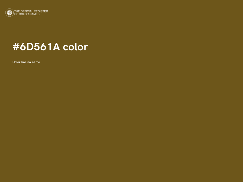 #6D561A color image